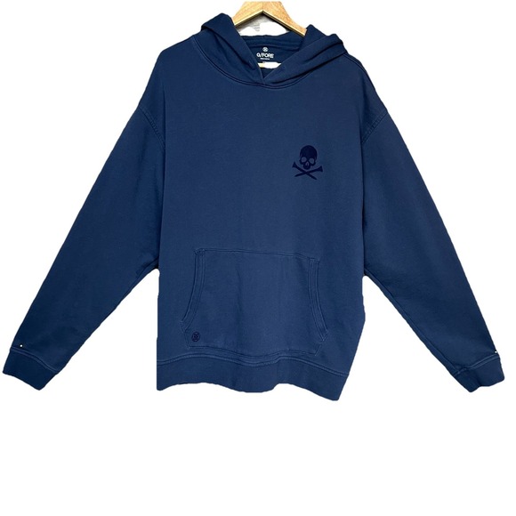 G/FORE | Shirts | Gfore Skull Ts Hoodie Mens Xxl Blue Golf Casual ...